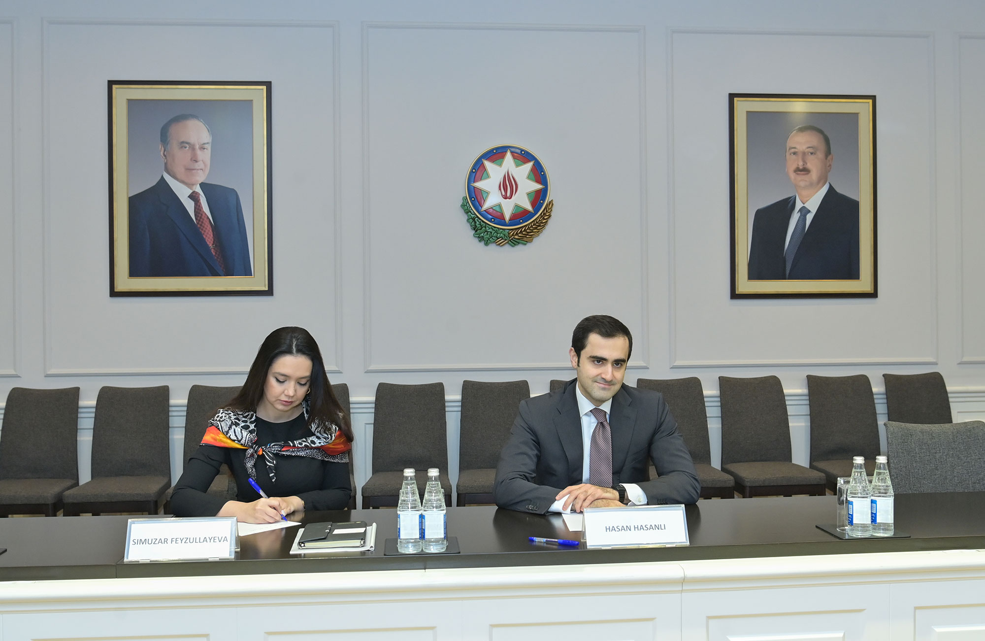 Həsən Həsənli Sudanın ölkəmizdəki səfiri ilə görüşüb