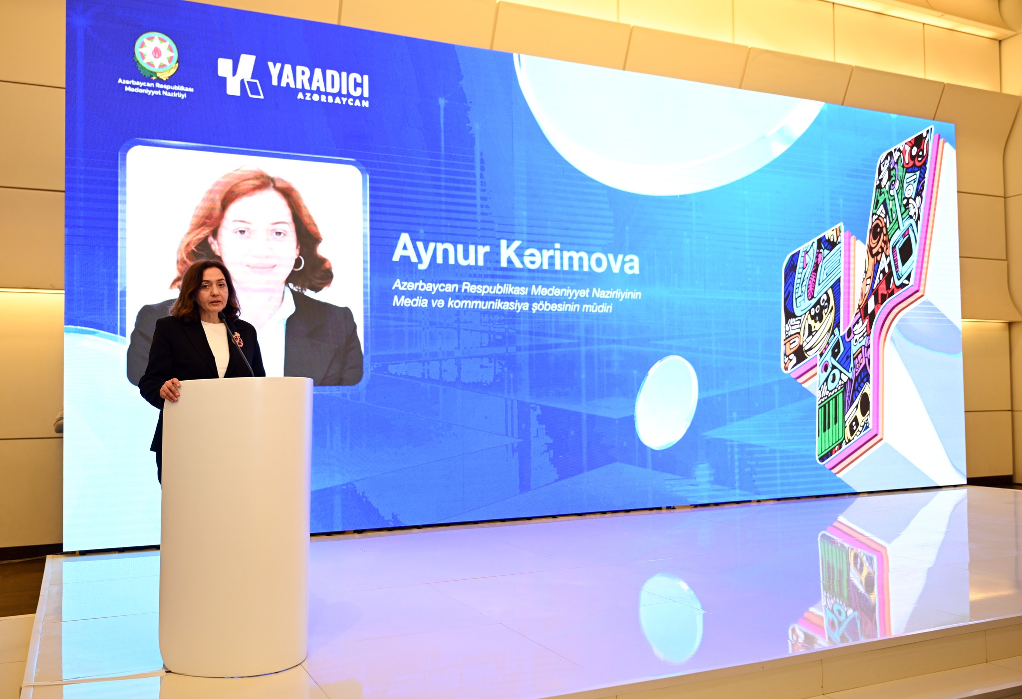 Heydər Əliyev Mərkəzində “Yaradıcı Azərbaycan” mövzusunda tədbir keçirilib