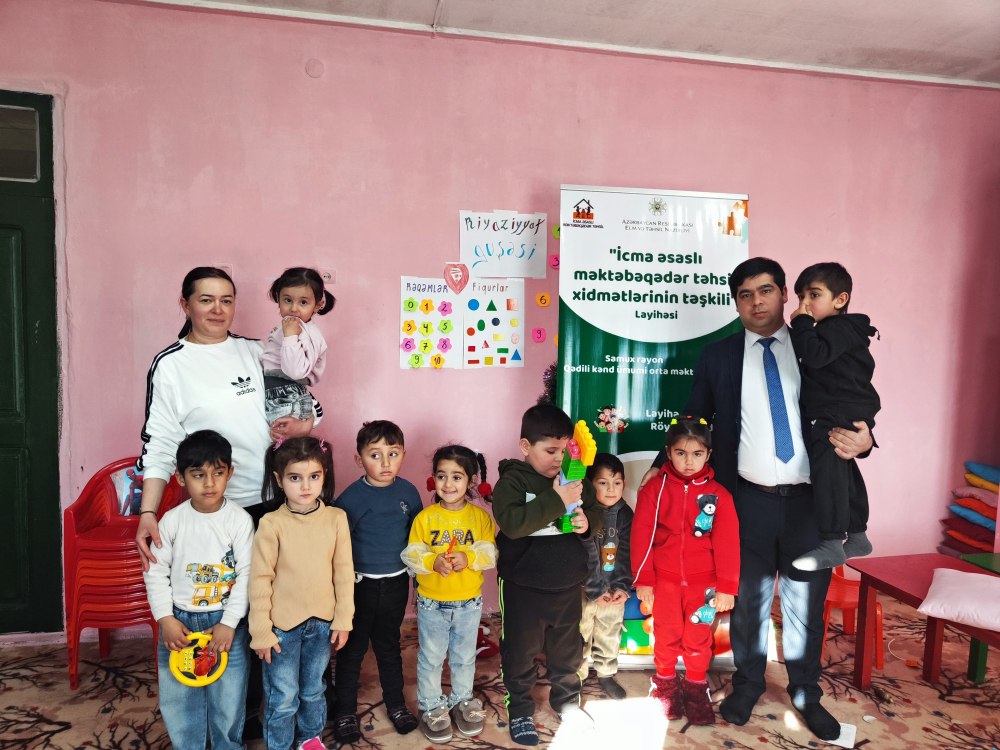 "İcma əsaslı məktəbəqədər təhsil xidmətlərinin təşkili” üzrə qrant layihə davam edir