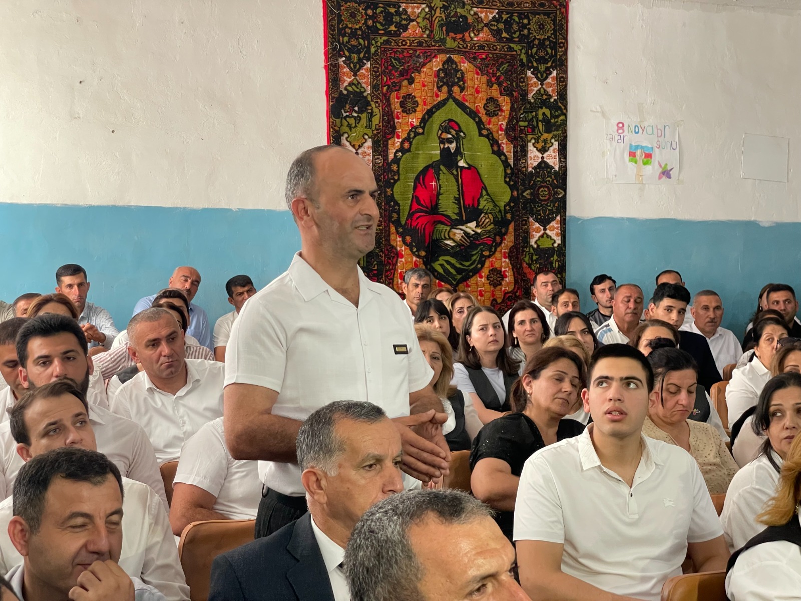 İctimai Şuranın üzvləri müəllim və şagirdlərlə görüşüblər