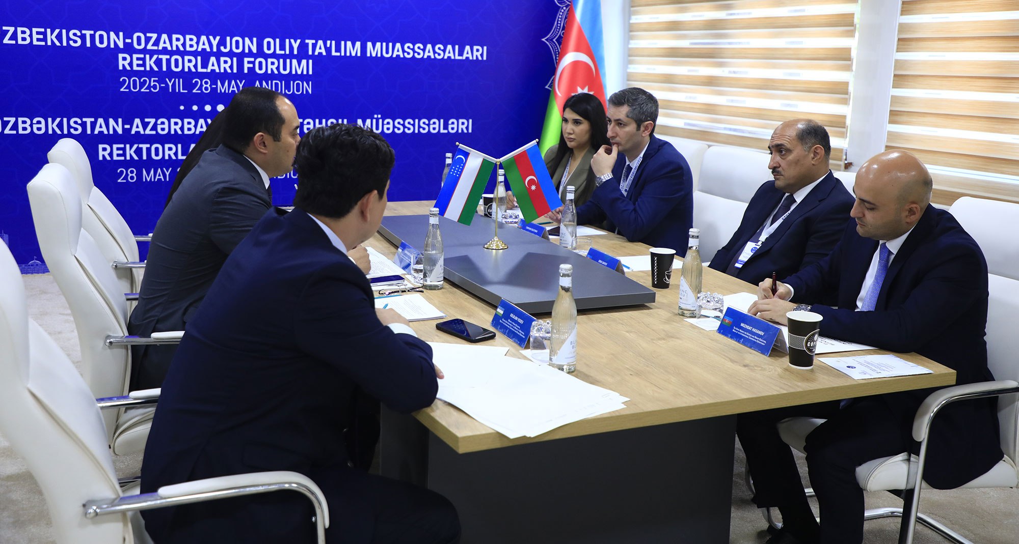 İdris İsayev Özbəkistanın ali təhsil, elm və innovasiyalar nazirinin birinci müavini ilə görüşüb