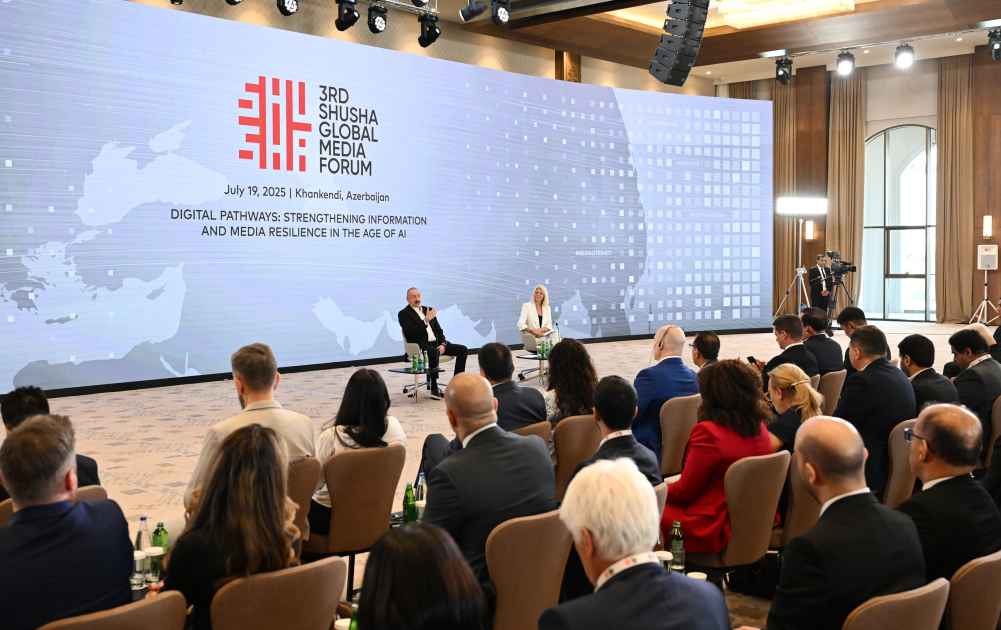 III Şuşa Qlobal Media Forumunun iştirakçıları ilə görüş keçirilib 