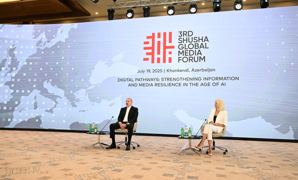 III Şuşa Qlobal Media Forumunun iştirakçıları ilə görüş keçirilib