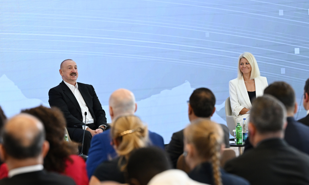 III Şuşa Qlobal Media Forumunun iştirakçıları ilə görüş keçirilib