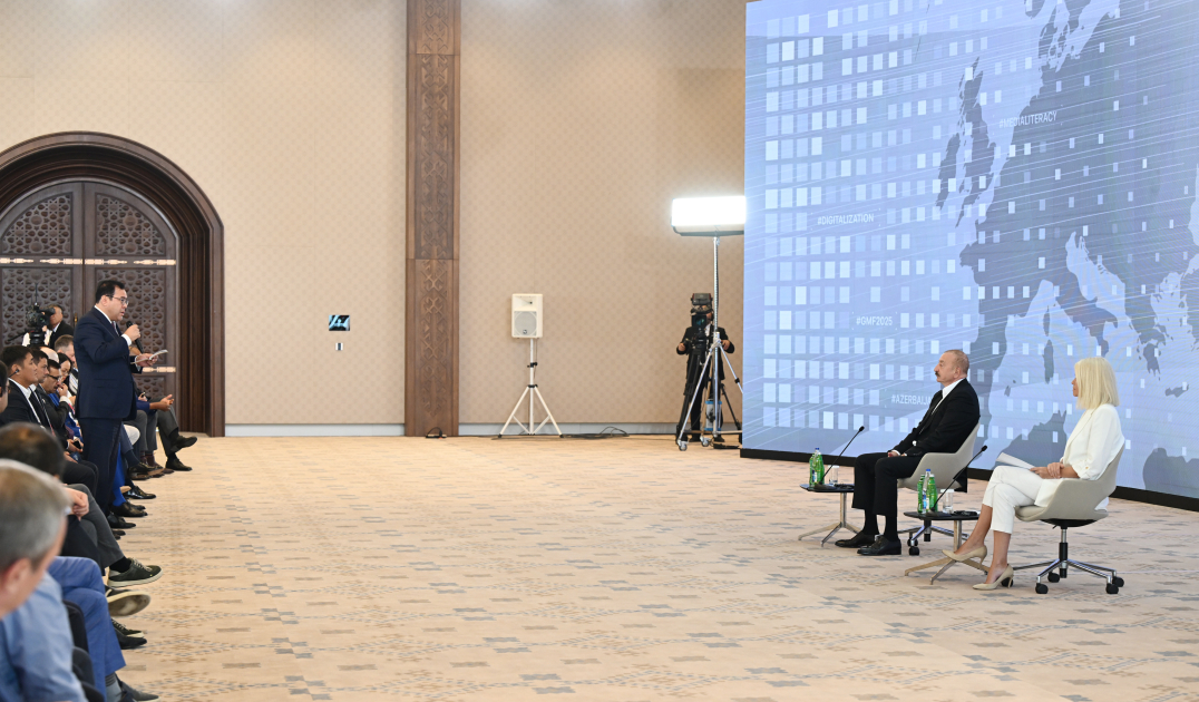 III Şuşa Qlobal Media Forumunun iştirakçıları ilə görüş keçirilib