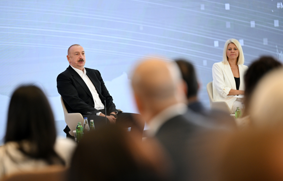 III Şuşa Qlobal Media Forumunun iştirakçıları ilə görüş keçirilib