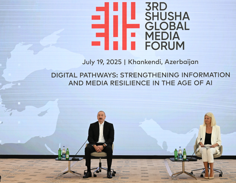 III Şuşa Qlobal Media Forumunun iştirakçıları ilə görüş keçirilib