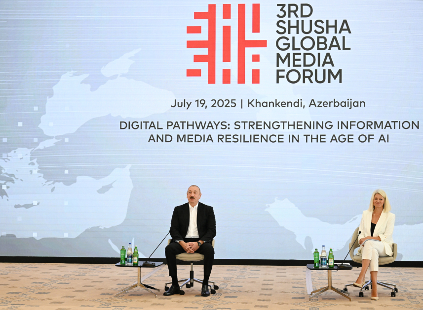 III Şuşa Qlobal Media Forumunun iştirakçıları ilə görüş keçirilib