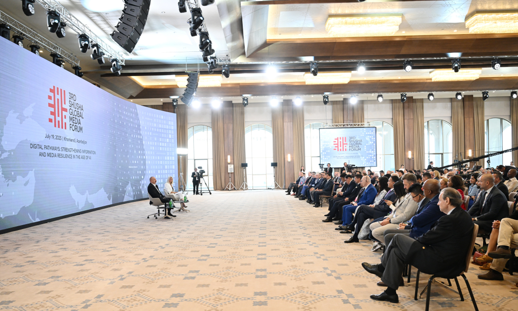 III Şuşa Qlobal Media Forumunun iştirakçıları ilə görüş keçirilib