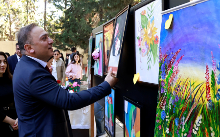 MDU-da inklüzivliyə dəstək məqsədilə rəsm sərgisi keçirilib 