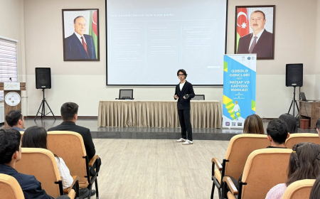 Qəbələdə peşə seçimi və inkişaf mövzusunda təlim keçirilib 
