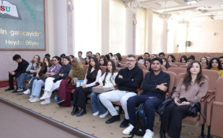 Əcnəbi tələbələr arasında maarifləndirmə işi aparılıb 