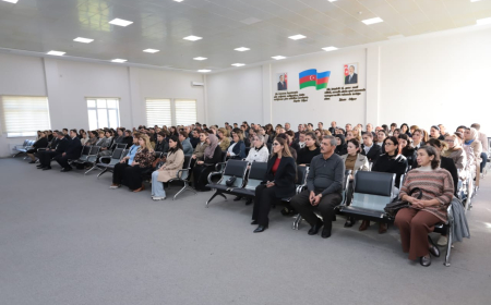 İctimai Şura Qubada müəllim və şagirdlərlə görüşüb