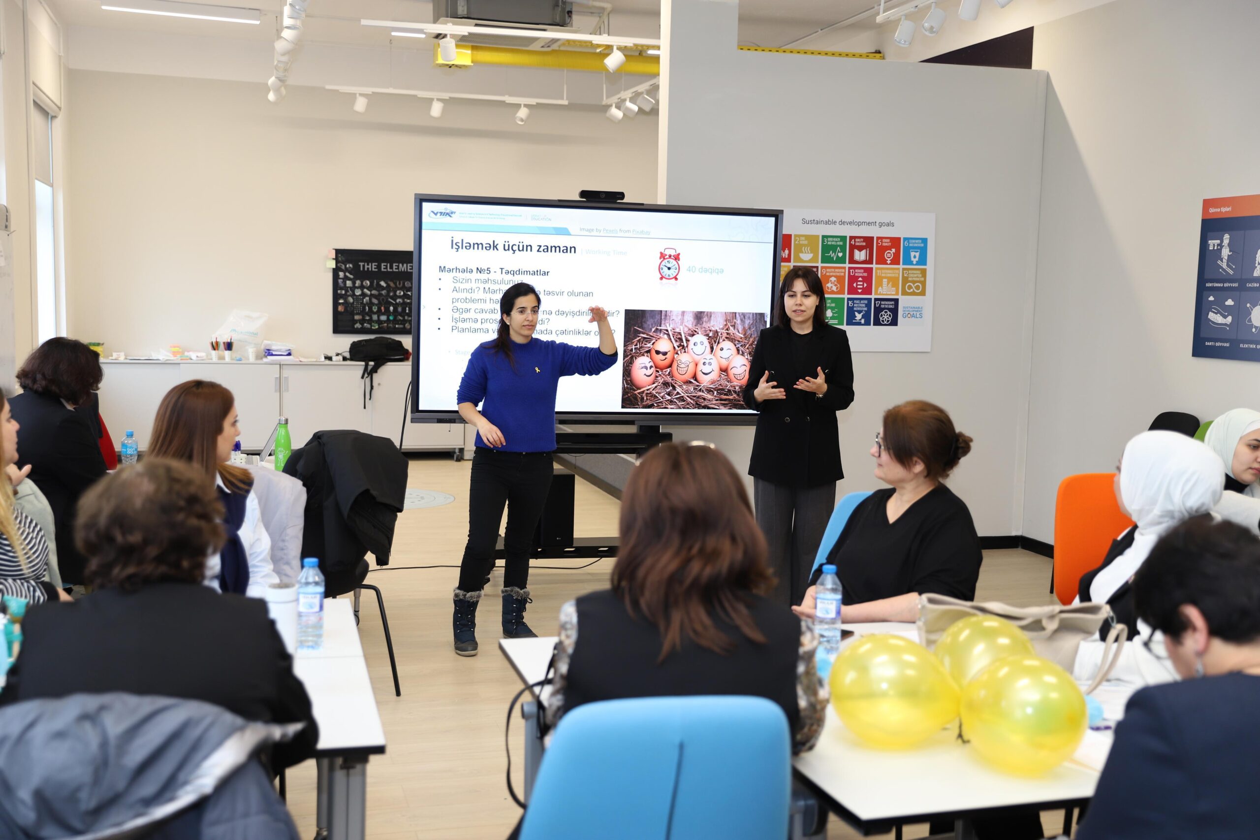 “İnnovativ məktəb” layihəsi çərçivəsində keçirilən tədbirlər davam edir