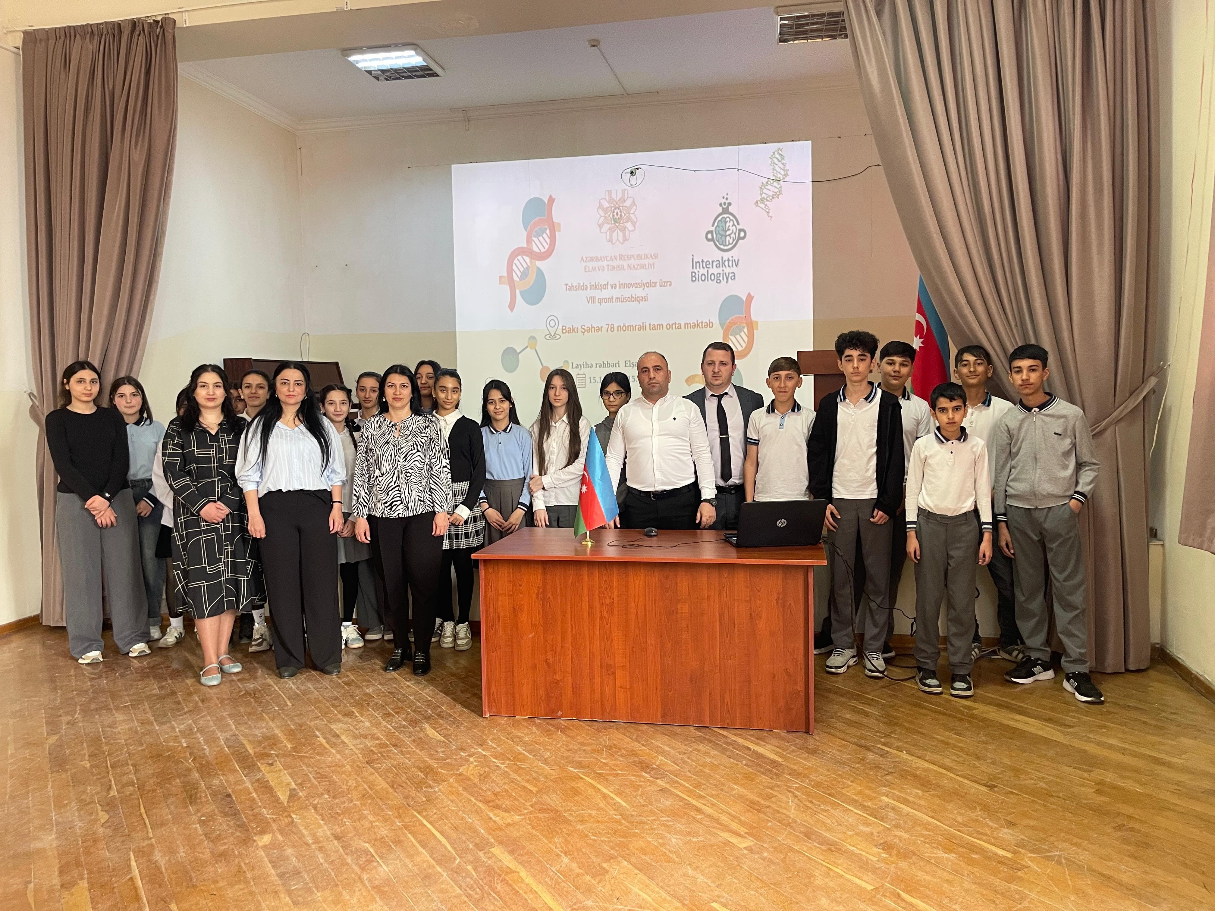 “İnteraktiv biologiya” layihəsi uğurla yekunlaşıb