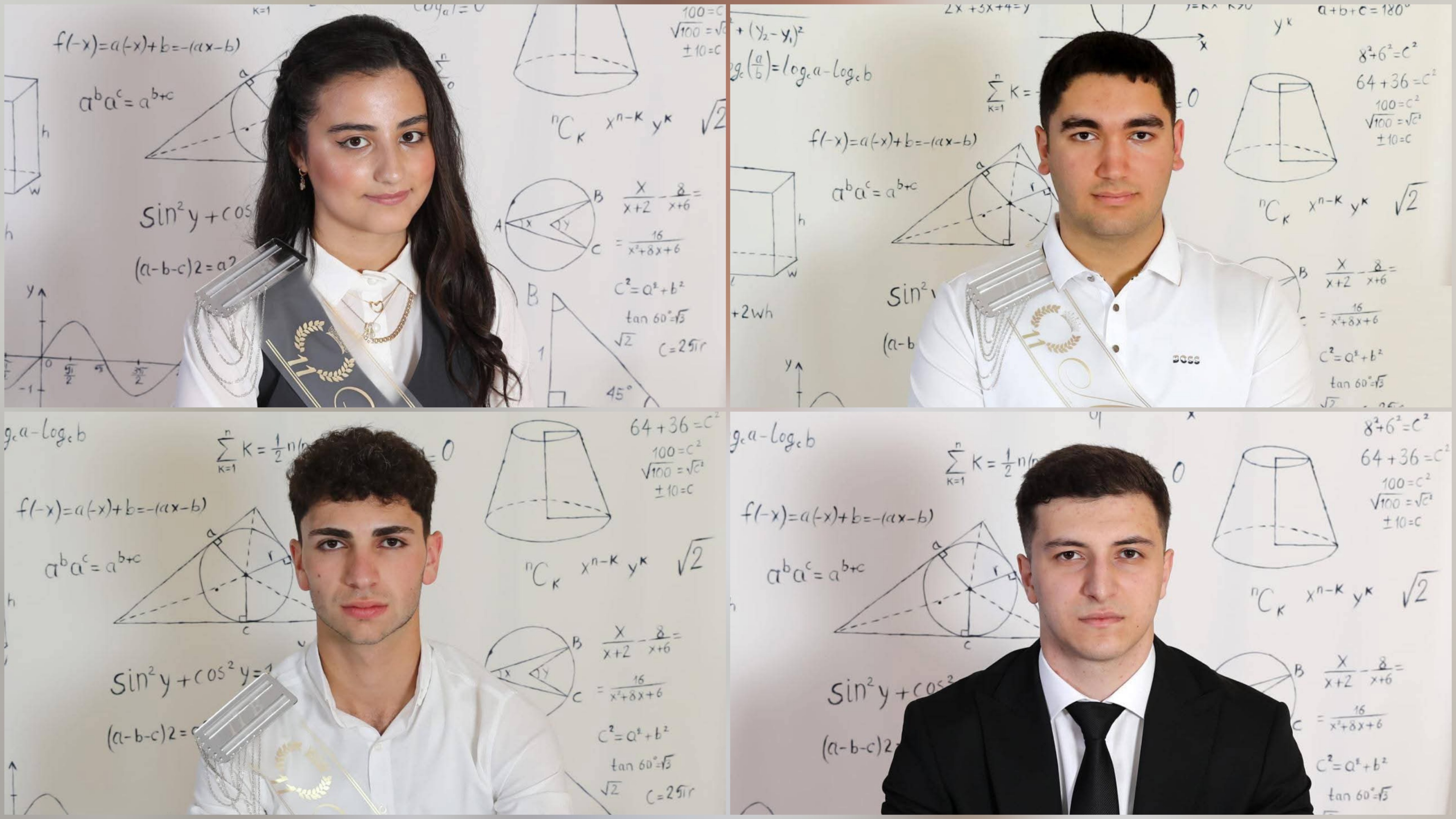 İsmayıllı məktəbinin bir sinfinin 4 şagirdi qızıl nişan alıb 