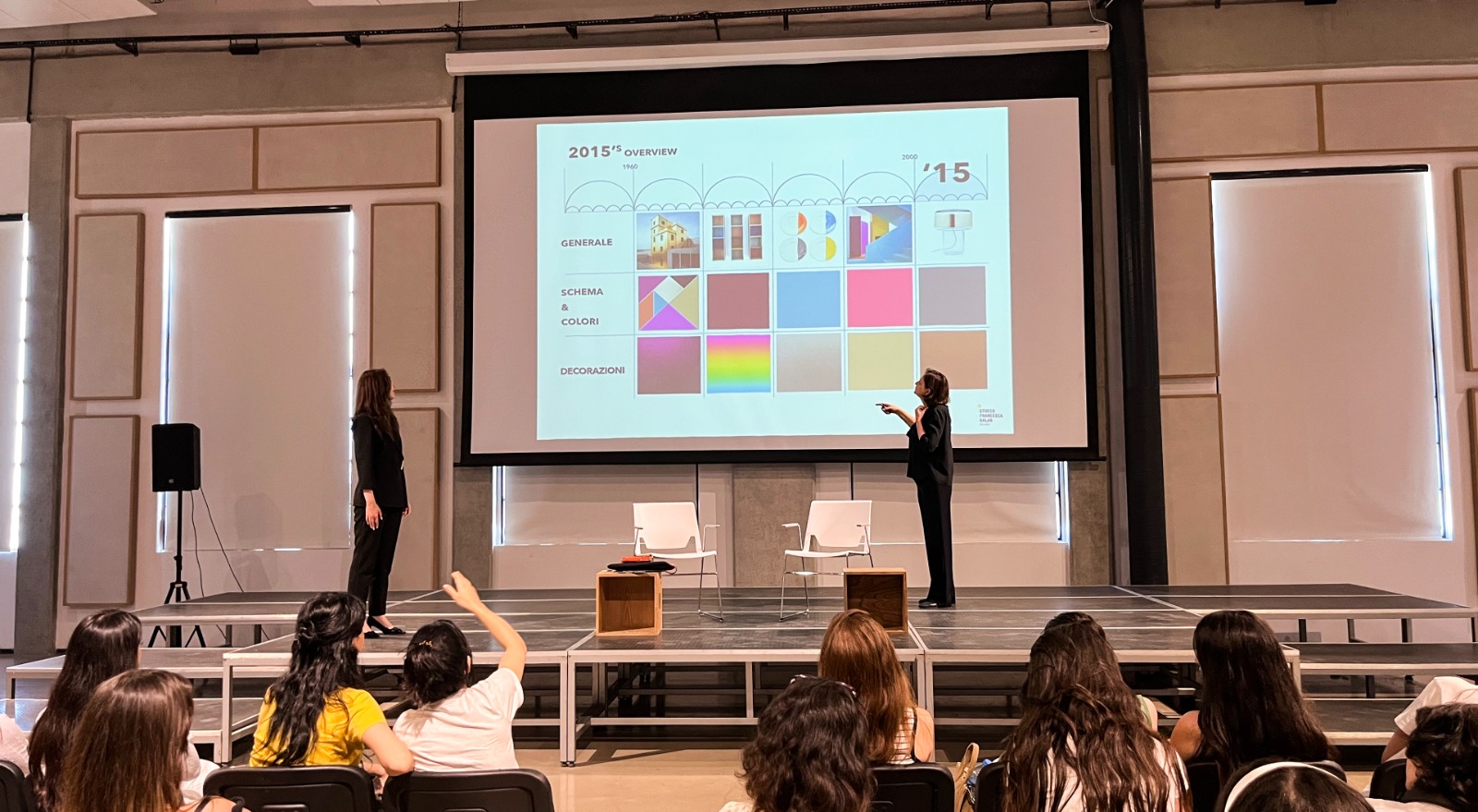 İtaliyalı rəssam SABAH tələbələrinə təlim keçib 