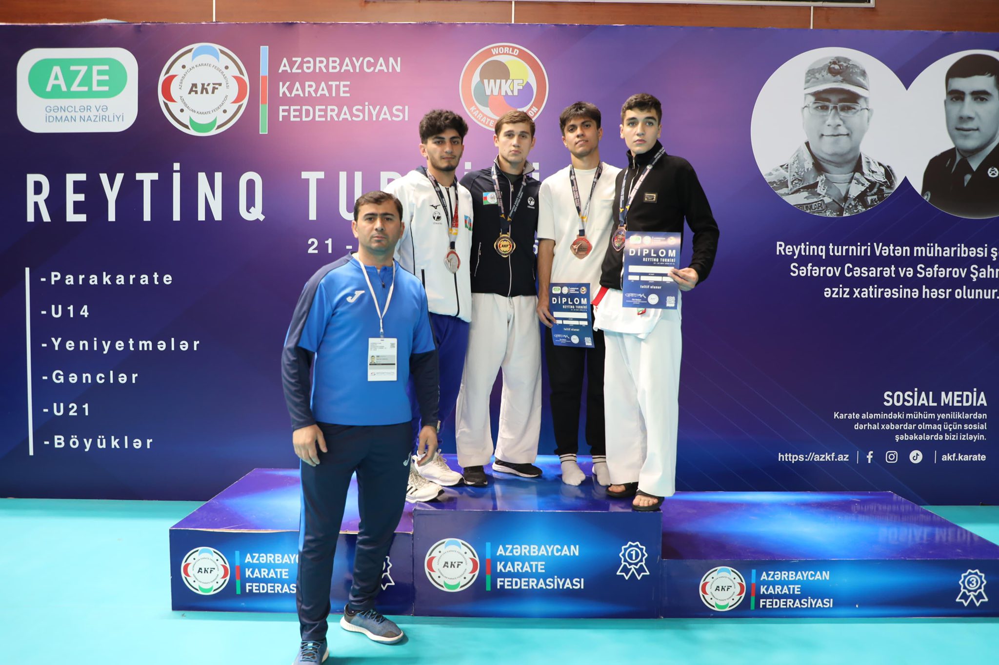 Karate üzrə reytinq turniri keçirilib