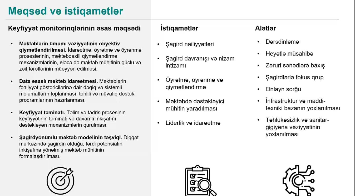 Keyfiyyət monitorinqinin nəticələrinə dair görüş keçirilib