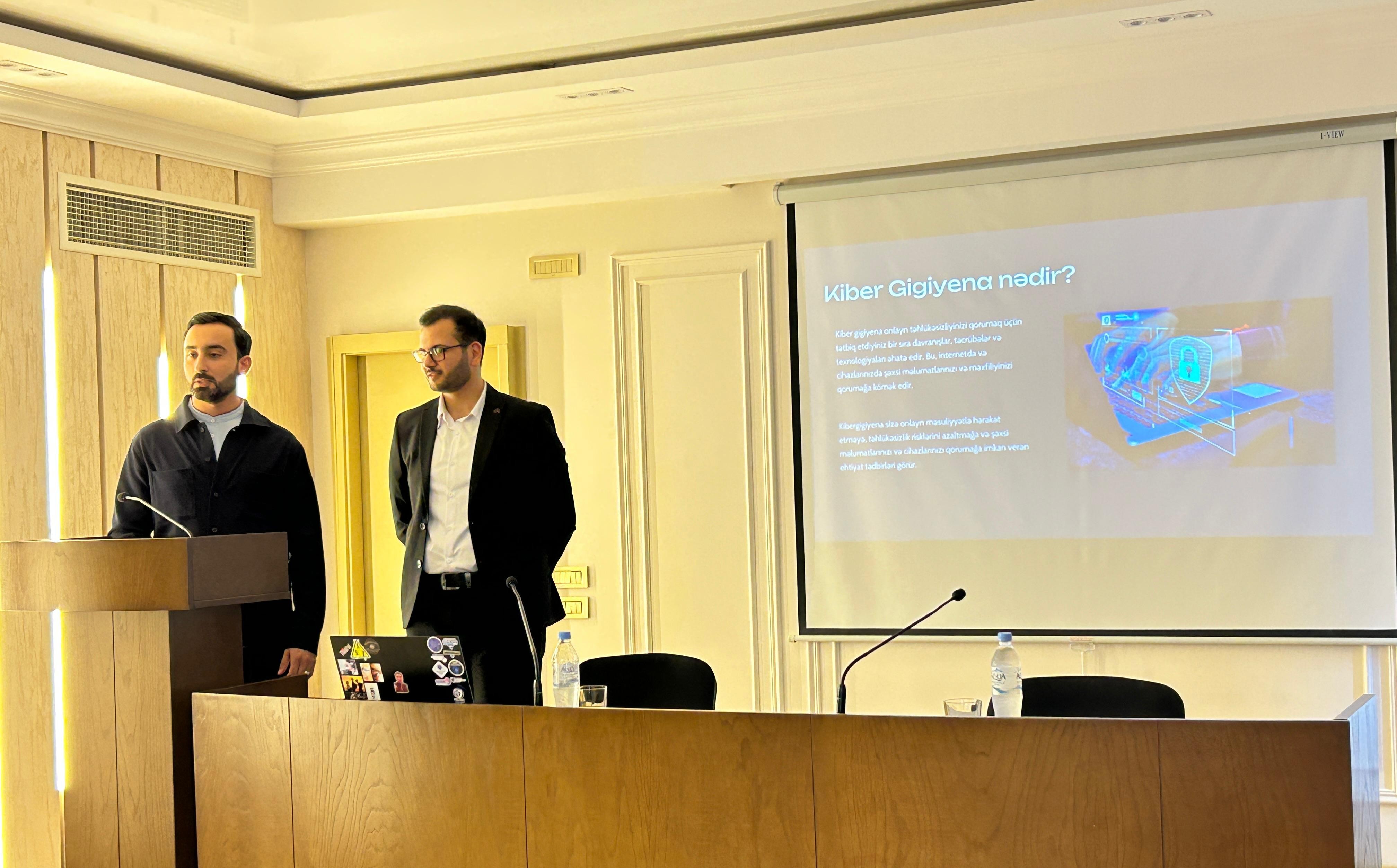 “Kibertəhlükəsizlik və kibergigiyena” üzrə təlim keçirilib 
