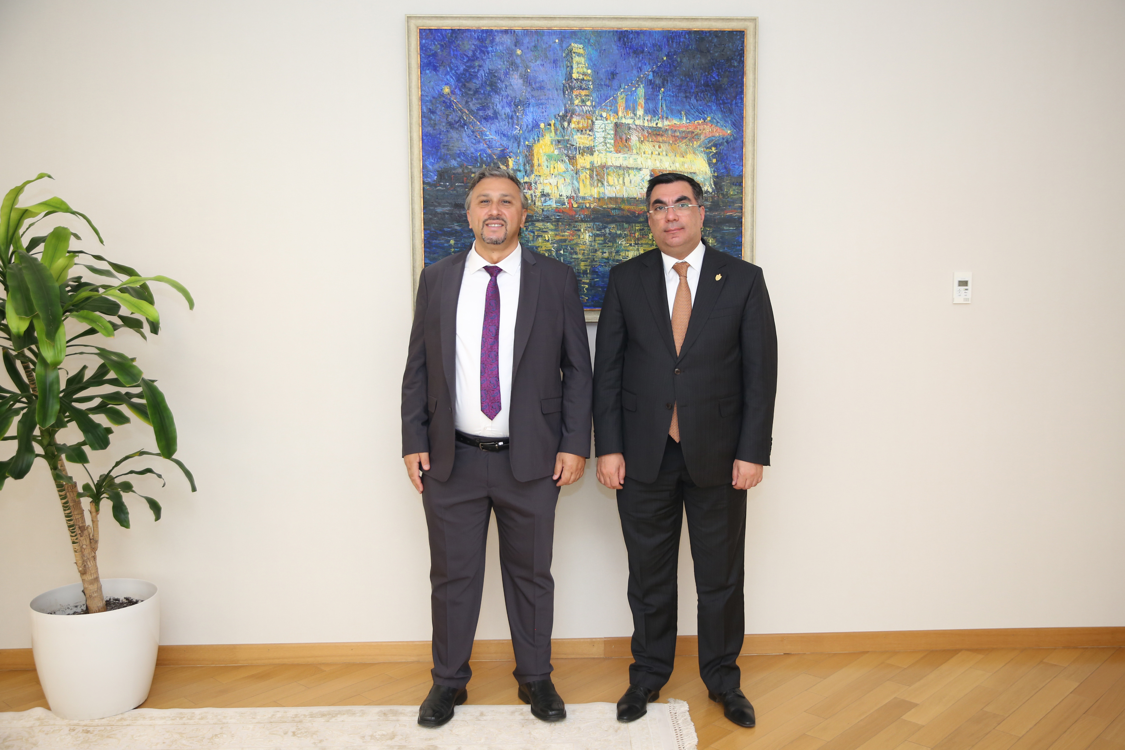 Koç Universitetinin rektoru Metin Sitti BANM-in qonağı olub