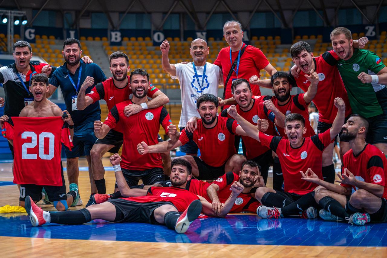 Komandamız Avropa Universitetləri Futzal Çempionatının 1/4 final mərhələsinə vəsiqə qazanıb