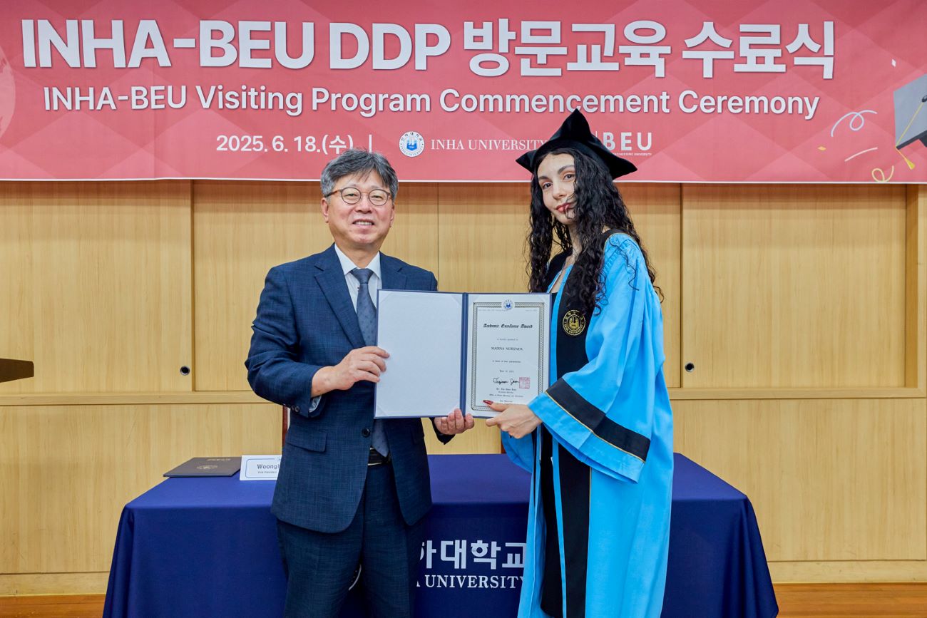 Koreyada BMU-İNHA İDP tələbələri üçün buraxılış mərasimi keçirilib