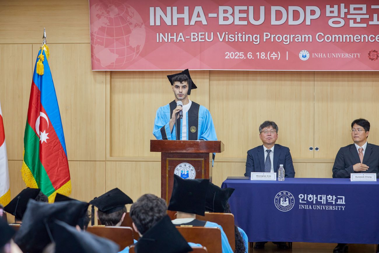 Koreyada BMU-İNHA İDP tələbələri üçün buraxılış mərasimi keçirilib