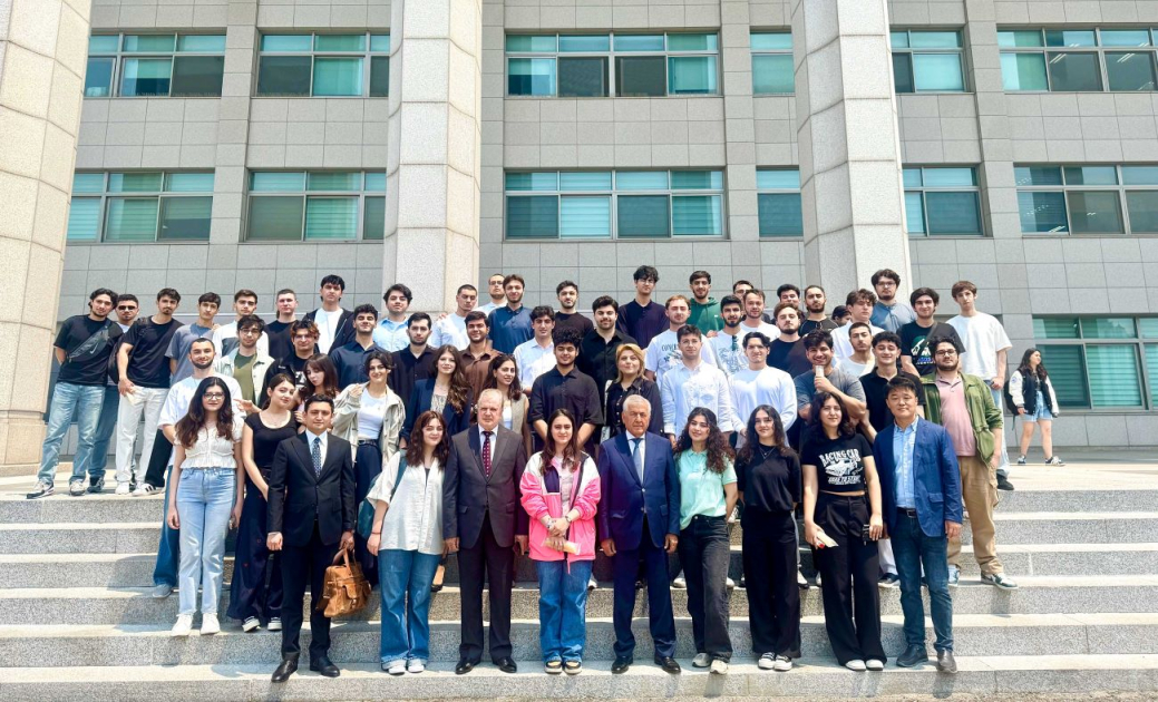 Koreyada təhsil alan BMU-INHA İDP tələbələri ilə görüş keçirilib