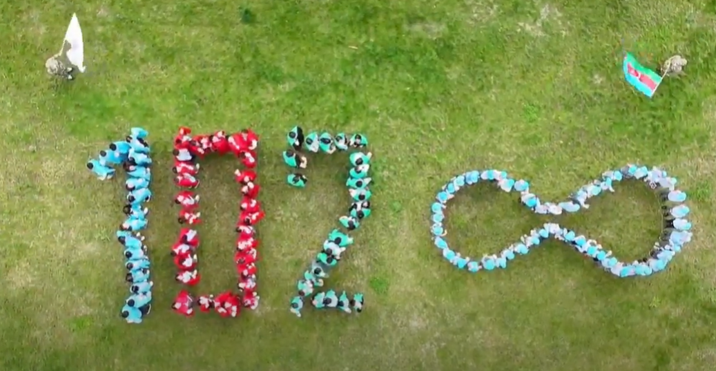 Laçın şagirdləri fləşmob hazırlayıblar - VİDEO 