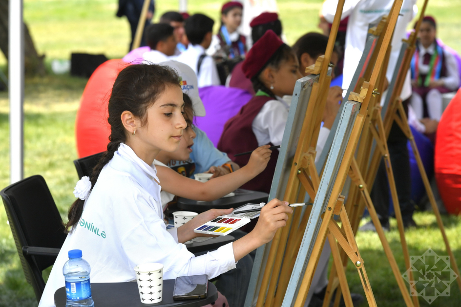 Laçında Uşaq İncəsənət Festivalının xüsusi zonası qurulub