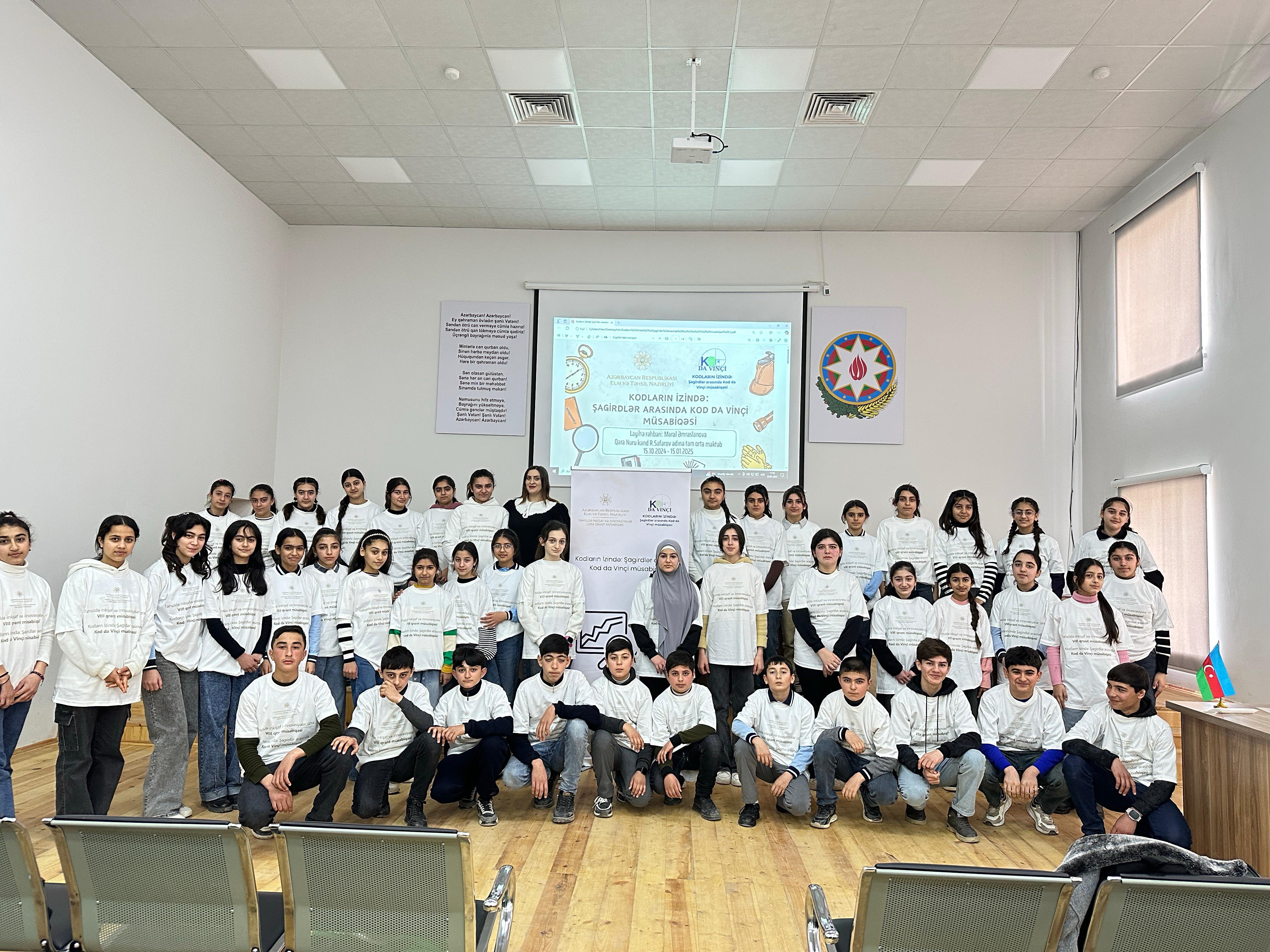 Layihə çərçivəsində “Kod da Vinçi” oyunu təşkil olunub