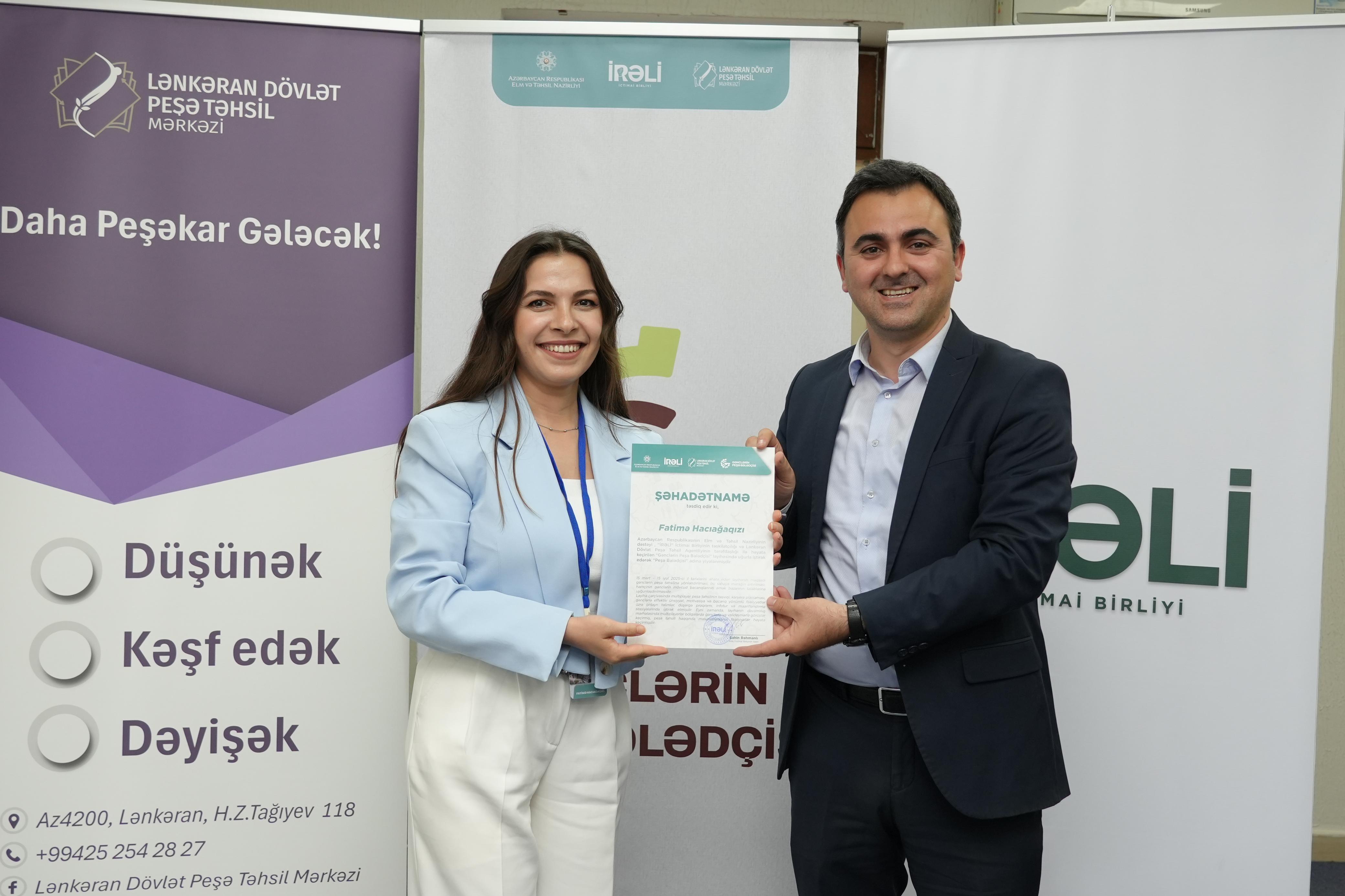 Lənkəranda “Gənclərin Peşə Bələdçisi” düşərgəsi keçirilir 