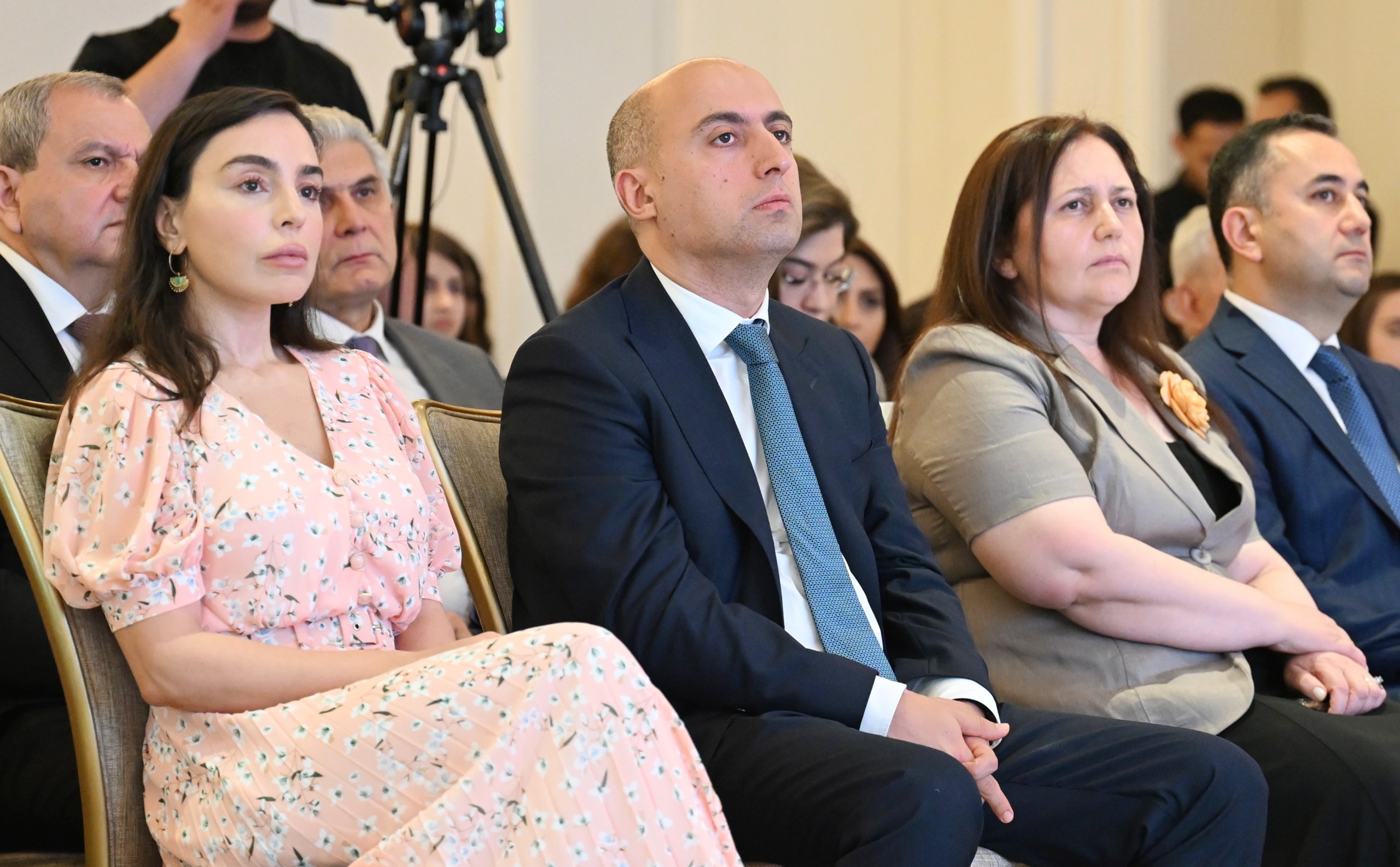 Leyla Əliyeva “Məzun günü”ndə iştirak edib - FOTO