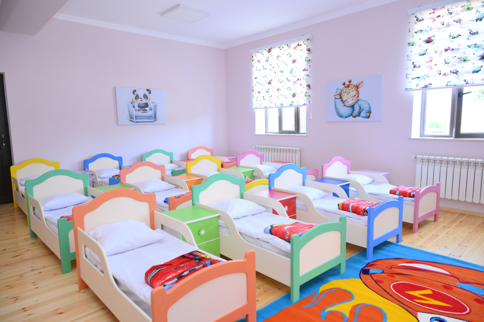 Leyla Əliyeva Şamaxıda uşaq bağçalarının açılışında iştirak edib