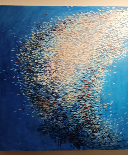 Leyla Əliyeva və Arzu Əliyeva Bəhreynin RAK İncəsənət Fondunda olublar