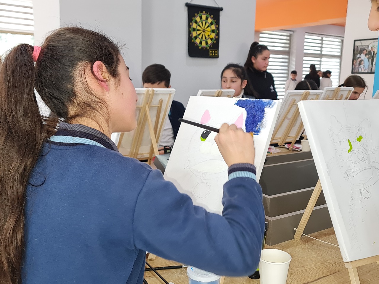 Leyla Əliyevanın təşəbbüsü ilə Yevlaxda uşaqlara ustad dərsləri keçirilib