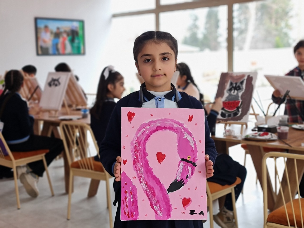 Leyla Əliyevanın təşəbbüsü ilə Yevlaxda uşaqlara ustad dərsləri keçirilib