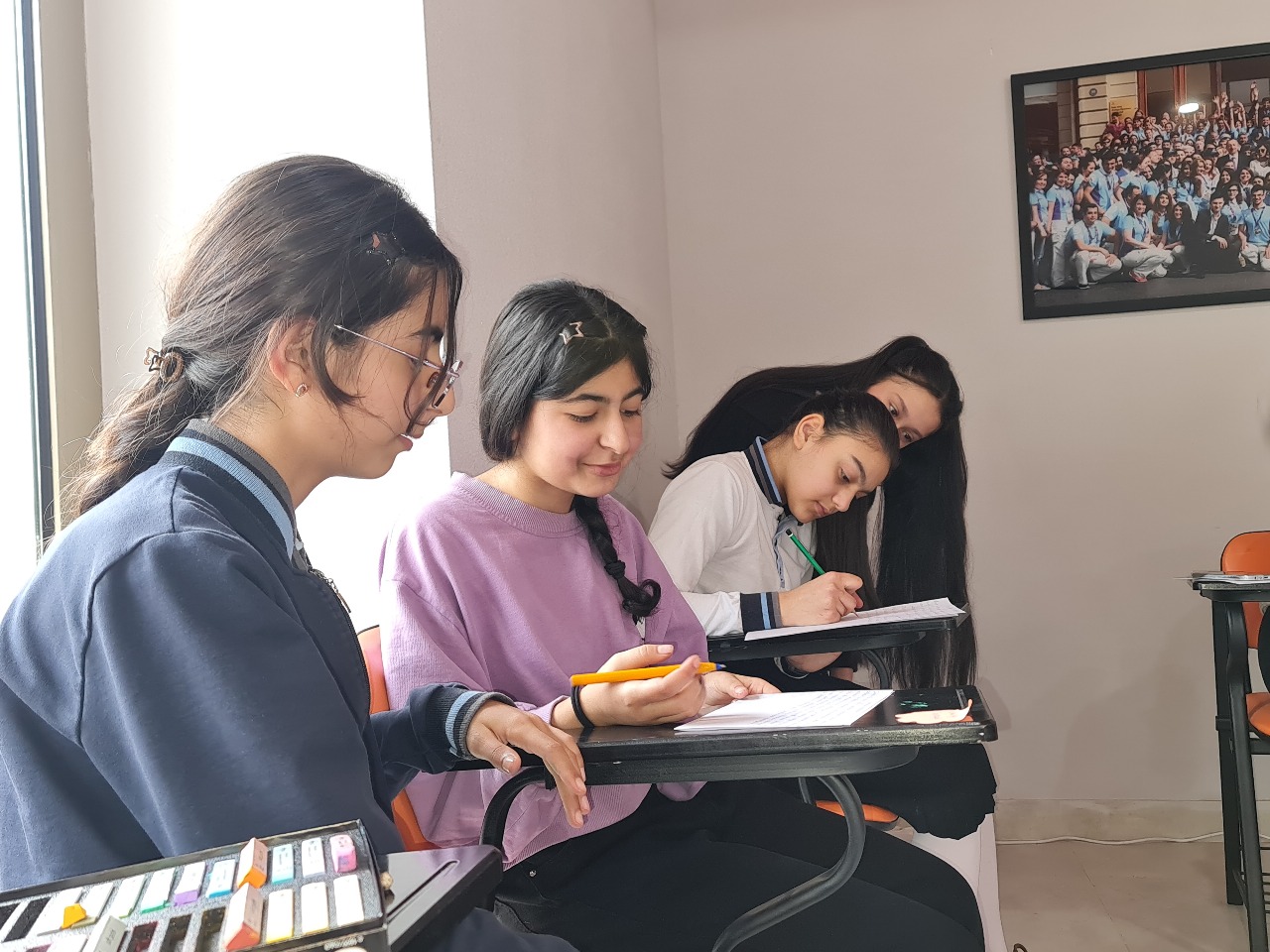 Leyla Əliyevanın təşəbbüsü ilə Yevlaxda uşaqlara ustad dərsləri keçirilib