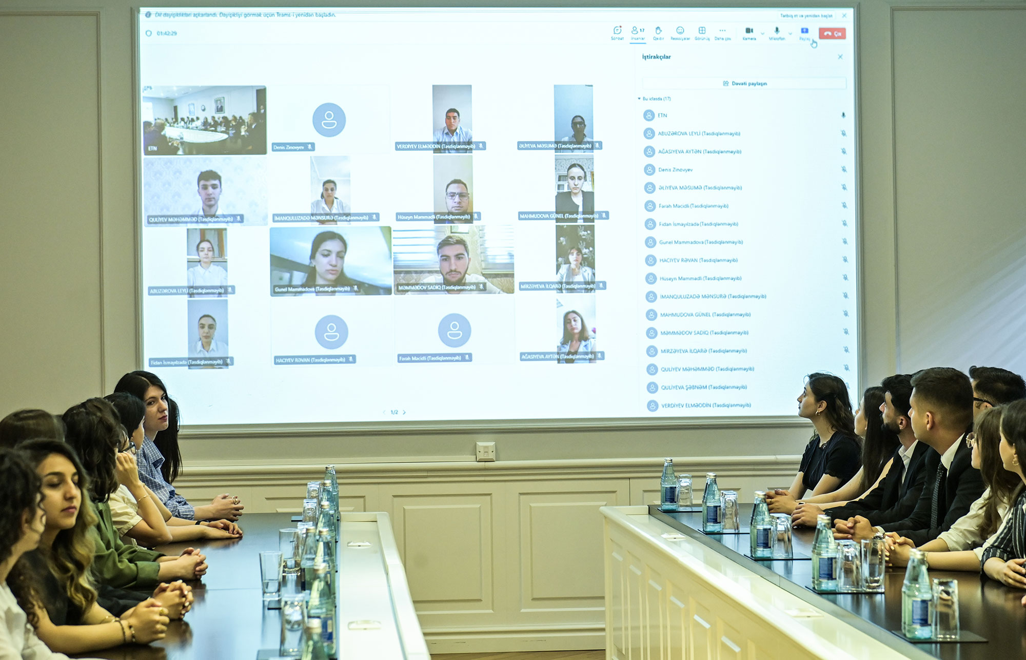 "Maarifçi" tələbə-məzun təcrübə proqramının yeni iştirakçıları ilə görüş keçirilib