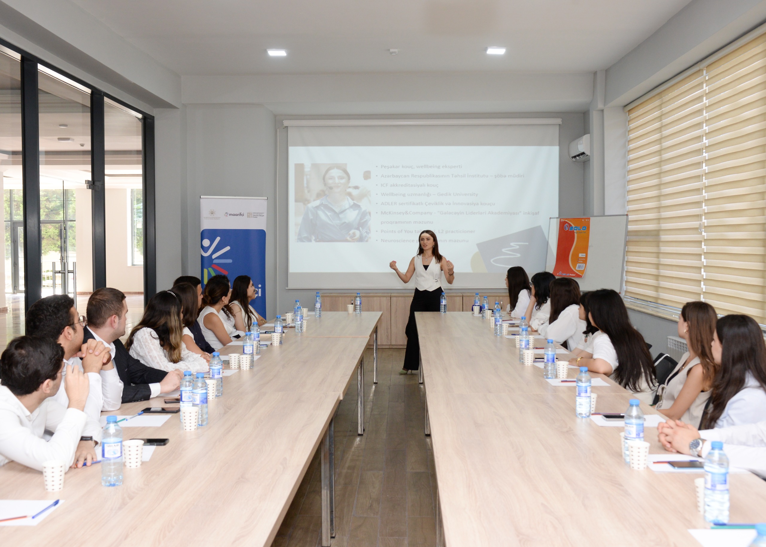 “Maarifçi”lər üçün “Rifah strategiyaları: sağlam və effektiv həyat tərzi” təlimi keçirilib