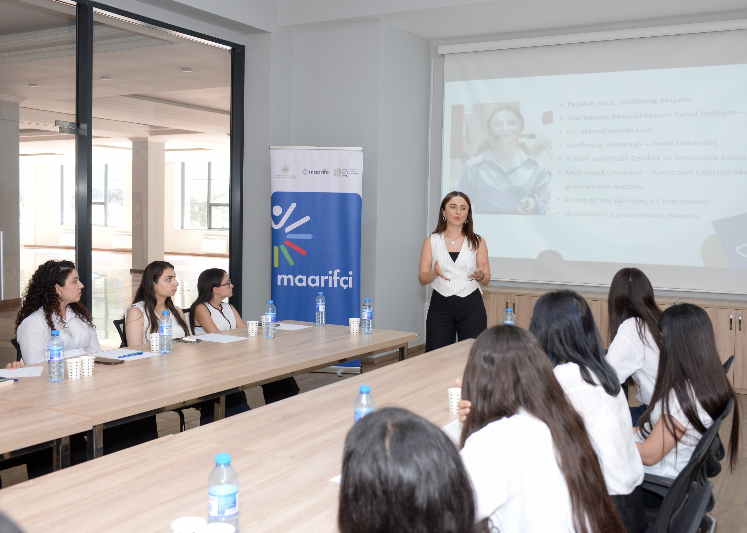 “Maarifçi”lər üçün “Rifah strategiyaları: sağlam və effektiv həyat tərzi” təlimi keçirilib