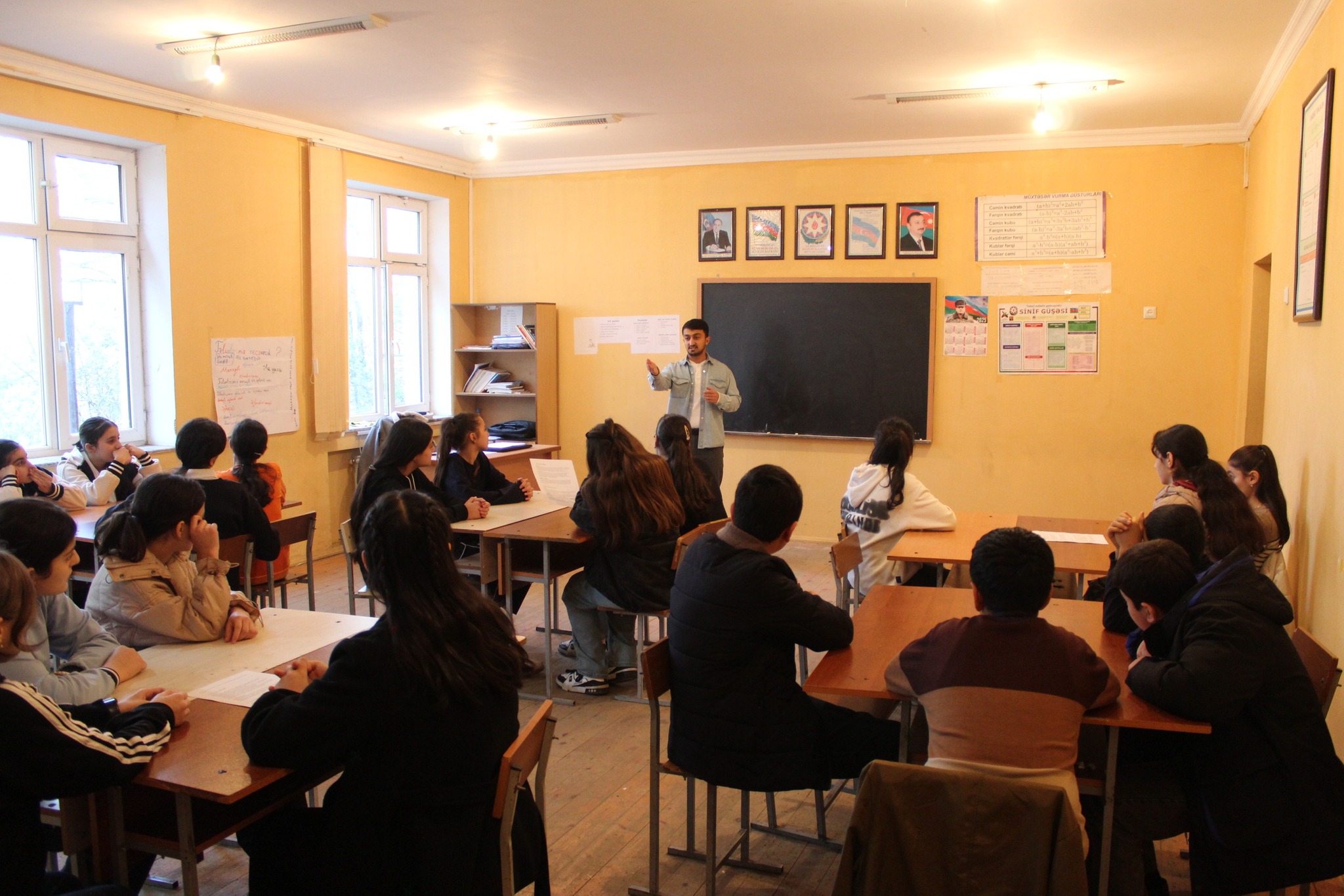 Masallıda şagirdlərin natiqlik bacarıqlarını gücləndirmək məqsədilə təlimlər davam edir