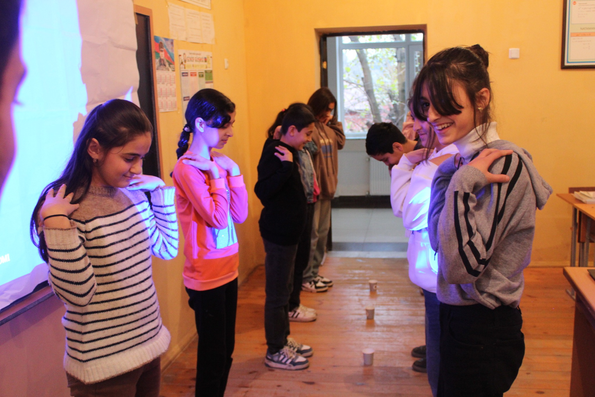 Masallıda şagirdlərin natiqlik bacarıqlarını gücləndirmək məqsədilə təlimlər davam edir