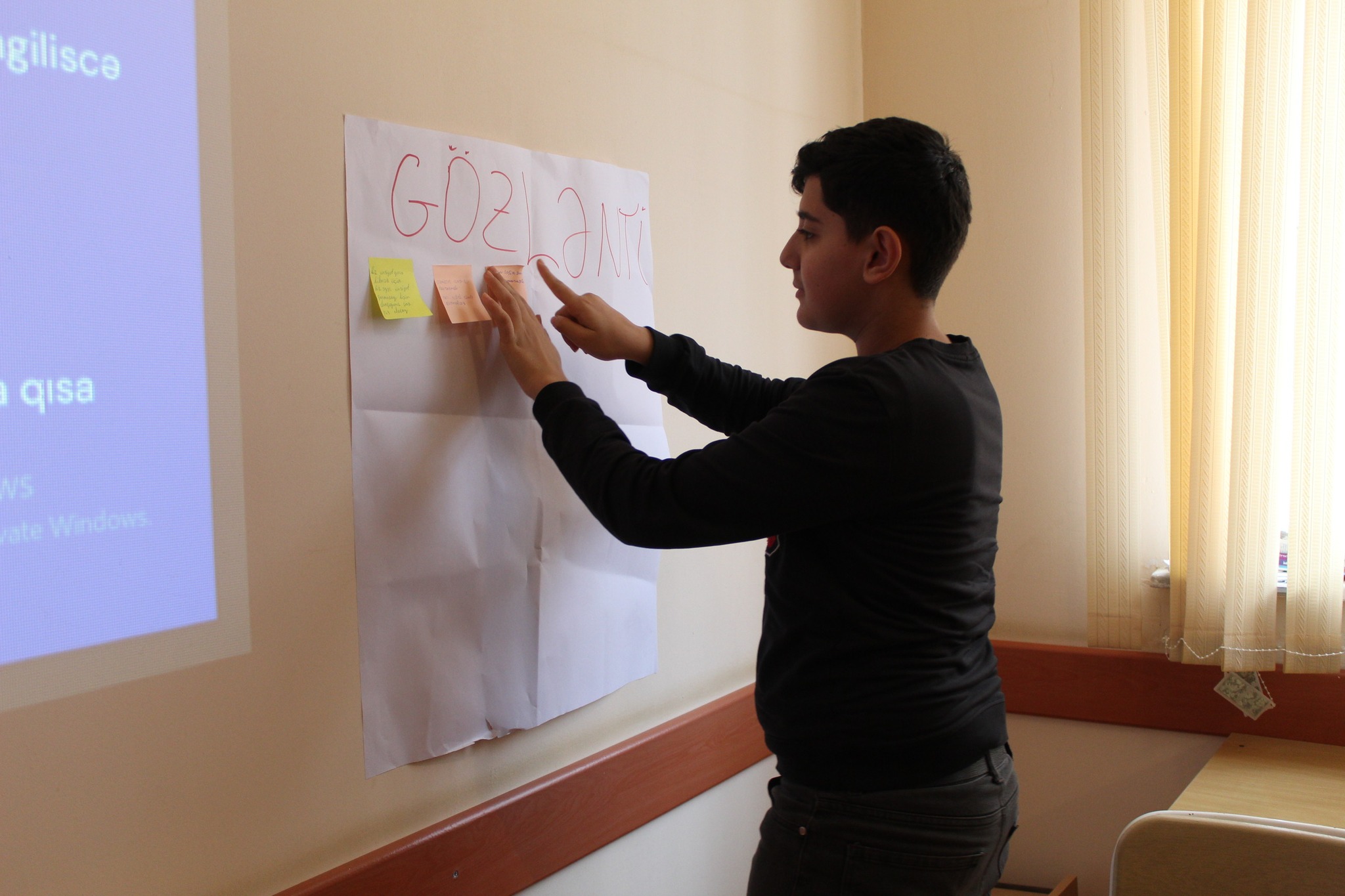 Masallıda şagirdlərin natiqlik bacarıqlarını gücləndirmək məqsədilə təlimlər davam edir