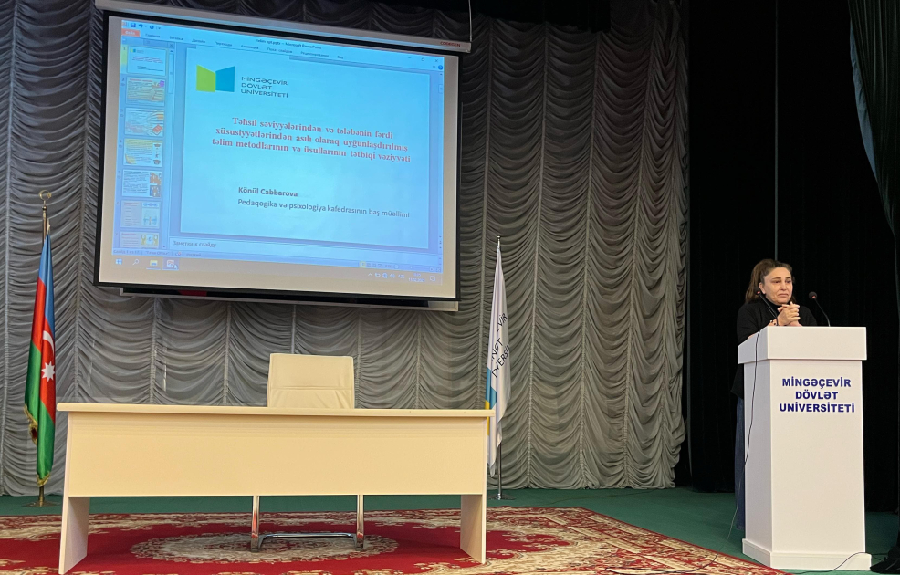 MDU-da müəllimlərin biliklərini inkişaf etdirmək məqsədilə təlimlərə başlanılıb