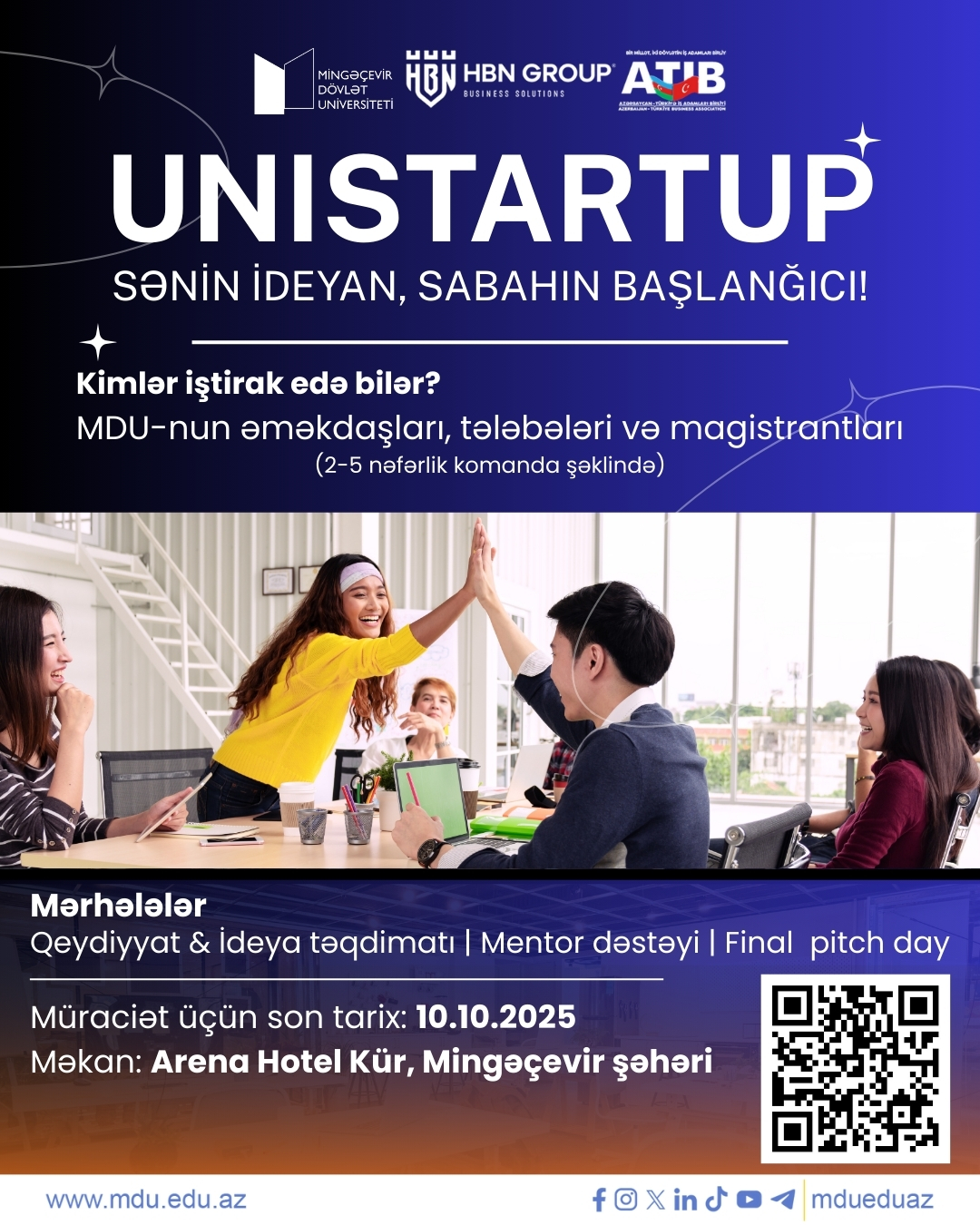 MDU-da “UniStartup” müsabiqəsinə qeydiyyat başladı