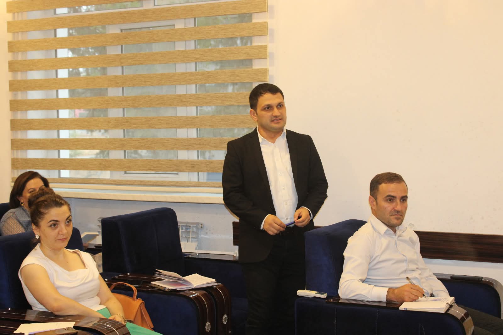 MDU-nun rektoru professor-müəllim heyəti ilə görüş keçirib