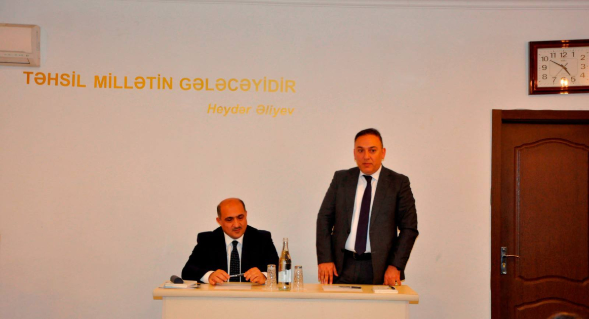 MDU-nun yeni rektoru kollektivə təqdim edilib