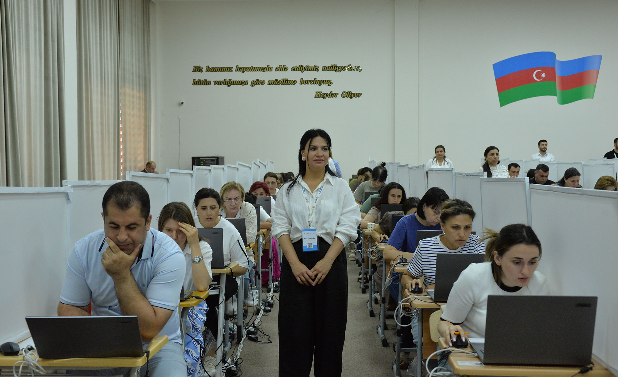 Media qurumlarının rəhbərləri və influenserlər sertifikatlaşdırma imtahanını izləyiblər